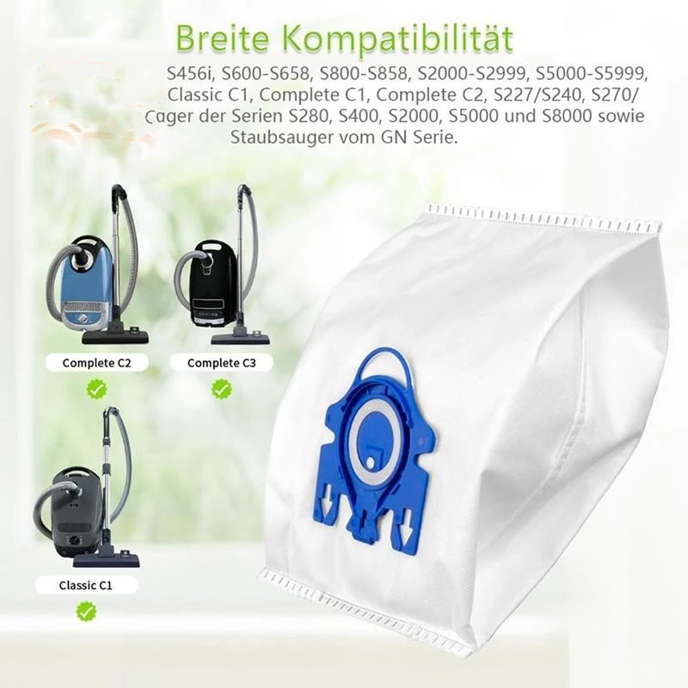 Túi Hút Bụi Cho Miele Complete C2 Complete C3 Classic C1, S8, S5, S2 GN Series Máy Hút Bụi Lọc