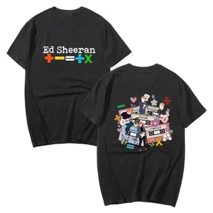 Áo thun tee Ed Sheeran tour mới, tay ngắn, cổ tròn