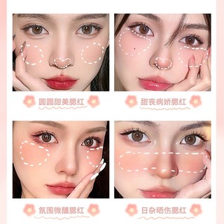 Bảng Phấn má hồng Mờ JONBOS - Trang điểm khỏa thân tự nhiên Phong cách Hàn Quốc Cheek Lâu trôi Chống thấm nước chống nhòe J121