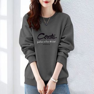 Áo Cổ Tròn Nữ Mùa Xuân 2022 Mùa Thu Thường Ngày Mỏng Đáy Áo Sơ Mi Rời Dài Tay Top Xuân Thu Quần Áo Nữ