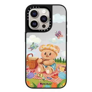 Ốp Điện Thoại Gương Gấu Bơ Chất Lượng Cao Thích Hợp Cho iPhone 17ProMax 17pro 17 air 16promax 16 15promax 15 14promax 13 13promax Ốp Lưng Cứng Chống Rơi Thời Trang