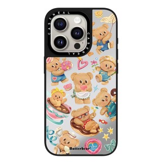 Ốp Điện Thoại Gương Gấu Bơ Chất Lượng Cao Thích Hợp Cho iPhone 17ProMax 17pro 17 air 16promax 16 15promax 15 14promax 13 13promax Ốp Lưng Cứng Chống Rơi Thời Trang