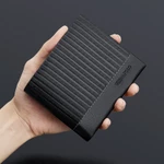 WilliamPOLO Ví Nam Da Thật Đa Năng Chống Trộm - Ví Ngắn Nhỏ Gọn Có Ngăn Đựng Tiền Xu Khóa Kéo  Mens Wallet Genuine Leather Short Anti-Theft RFID Blocking Slim With Zip Coin Pocket Free Ship — ảnh 2