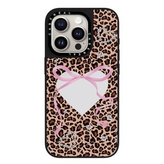 Ốp điện thoại gương in hình con báo tình yêu chất lượng cao Thích hợp cho iPhone 17ProMax 17pro 17 air 16promax 16 15promax 15 14promax 13 13promax Ốp lưng cứng chống rơi thời trang