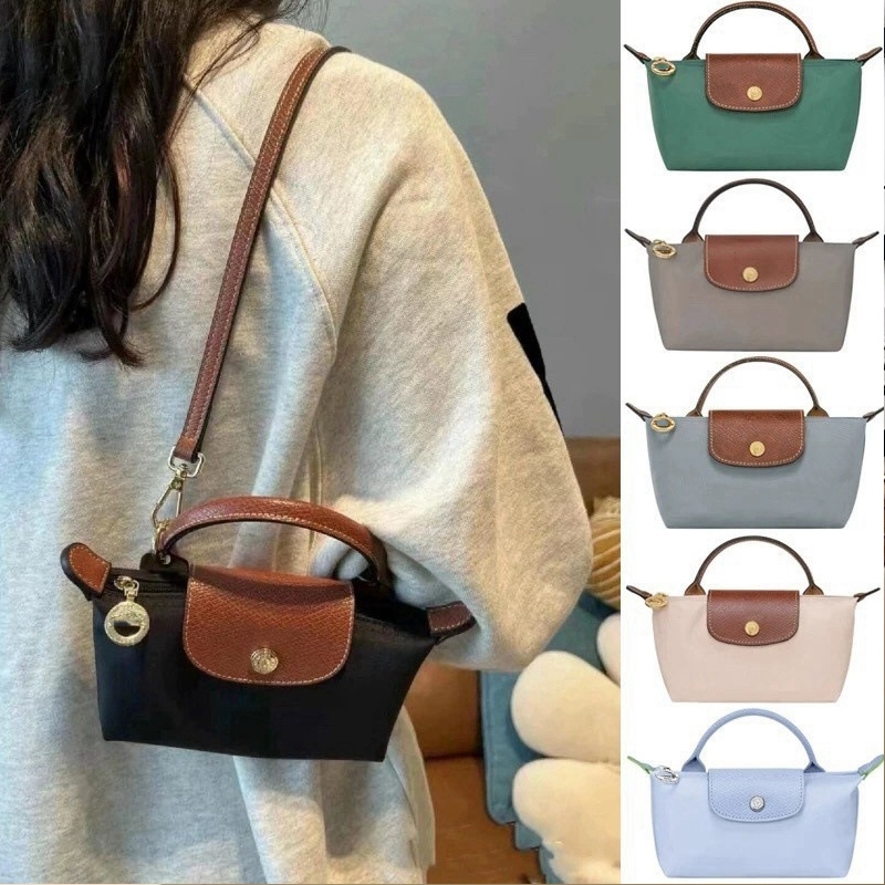 War Horse mới dành cho nữ túi đeo vai mini DIY túi bánh bao vải nylon da túi đựng điện thoại cầm tay