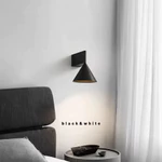 Phong Cách Ý Tối Giản Đèn Tường Led Cao Cấp Hình Nón Đèn Treo Tường Trong Nhà Thích Hợp Cho Phòng Ngủ, Khách, Phòng Ăn, Hành Lang, Ban Công, Hành Lang Và Cầu Thang — ảnh 5