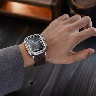 Dây đeo silicon hiệu suất cao Green Grenade cho Apple Watch Ultra 42 / 44 / 45 / 49 / 46mm i-watch Series Ultra / 10 / 9 / 8 / 7 / 6 / 5 / 4 / 3 / 2 / 1