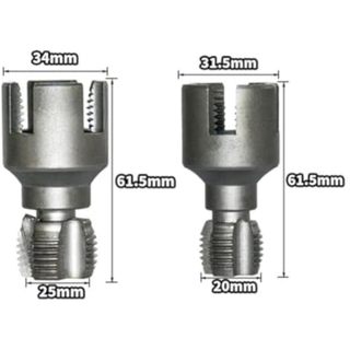 Tích hợp Công cụ ren ống bên trong và bên ngoài Công cụ cắt ren ống 2026 Công cụ làm ren PVC cho máy khoan điện Công cụ đọc lại ống nhựa hợp kim chính xác phù hợp dùng trong gia đình xưởng sửa chữa và mang theo tiện lợi