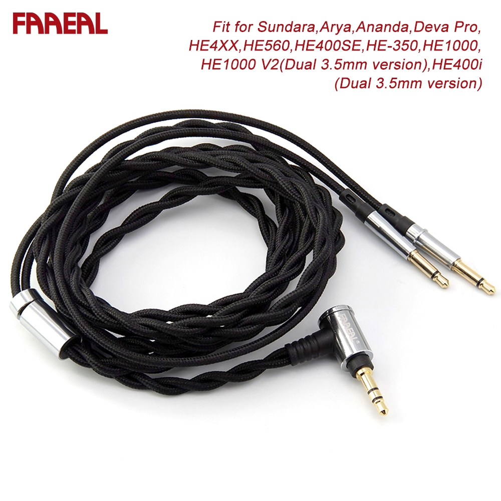 Cavo Bilanciato Okcsc AX 4.4mm A Doppio 3.5mm Per Hifiman Sundara, Ananda, Arya, HE400SE