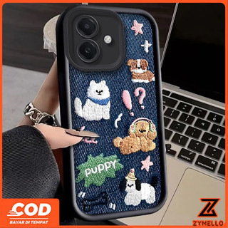 Ốp Lưng Cho Redmi A5 A3 13C 14C Note 13 Pro Redmi Note 14 Pro Xiaomi 14T POCO C61 4G Tranh Cao Bồi Dễ Thương Chó Con Chống Sốc Vỏ Điện Thoại TPU