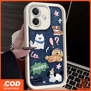 Ốp Lưng Cho Redmi A5 A3 13C 14C Note 13 Pro Redmi Note 14 Pro Xiaomi 14T POCO C61 4G Tranh Cao Bồi Dễ Thương Chó Con Chống Sốc Vỏ Điện Thoại TPU