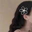Kẹp tóc ngọc trai hoa, kẹp mái side bangs mỏ vịt cao cấp nữ, phụ kiện du lịch