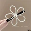 Kẹp tóc ngọc trai hoa, kẹp mái side bangs mỏ vịt cao cấp nữ, phụ kiện du lịch