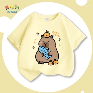 W.G.Q Áo thun bé trai/bé gái , Quần áo bé trai bé gái in hình Capybara