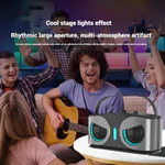 NEWMSNR (Nâng cấp mới)Loa Bluetooth Có Mic Kép Micro Bluetooth Không Dây Loa Karaoke 9D Stereo Bass Khuếch Đại Đảng RGB Đèn LED Di Động Gia Đình KTV Loa Âm Thanh — ảnh 4