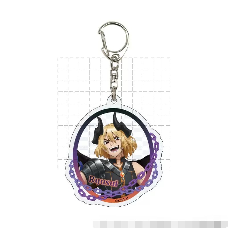 Bác sĩ Đội khoa học đá Phong cách quỷ Ver. Chân đế Acrylic Fanmade / Móc khóa Senku Gen Anime Hình Merch