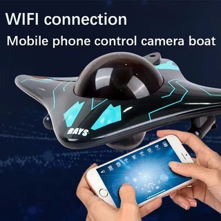 6CH RC Thuyền Tàu Ngầm Có Camera Điều Khiển Từ Xa Dưới Nước Wifi FPV Điều Khiển Từ Xa Thuyền Điều Khiển Vô Tuyến Đồ Chơi Cho Trẻ Em Quà Tặng