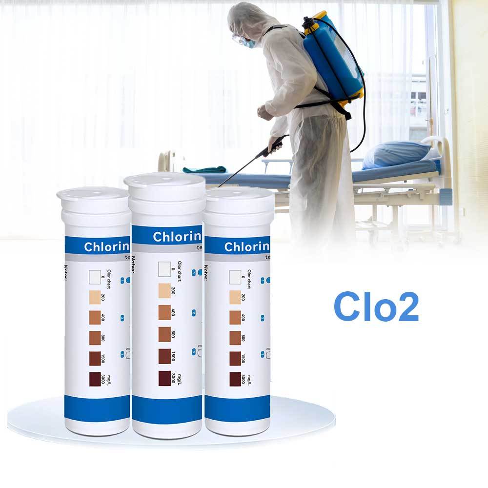 100 que thử Chlorine Dioxide (ClO2) trong bệnh viện Khử trùng bệnh viện ...