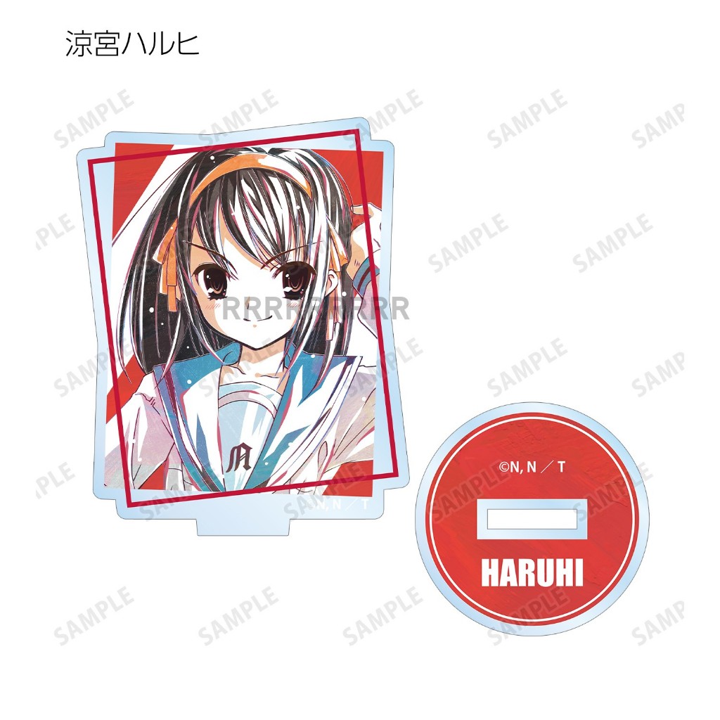 Haruhi Suzumiya Series Acrylic Đứng Yuki Nagato Mikuru Asahina Anime Nhân Vật Dễ Thương Moe Hiển Thị