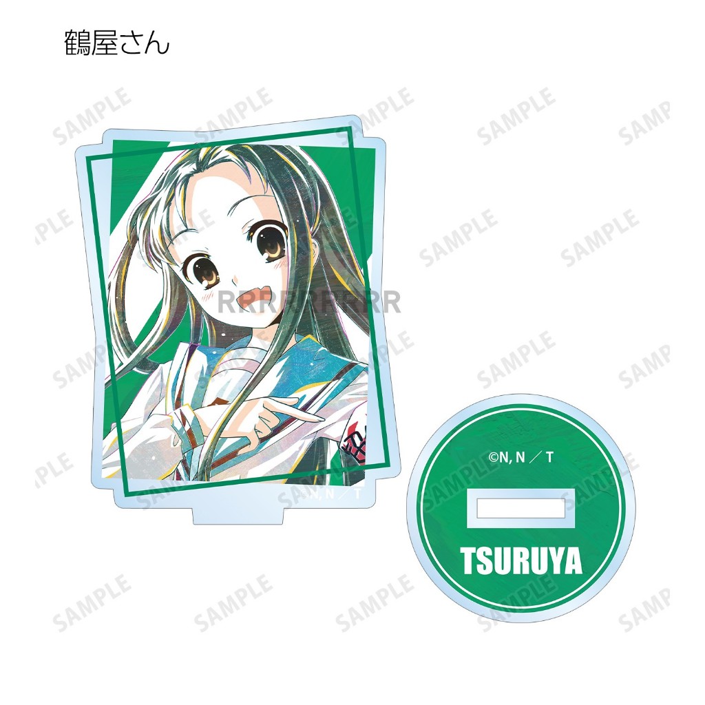 Haruhi Suzumiya Series Acrylic Đứng Yuki Nagato Mikuru Asahina Anime Nhân Vật Dễ Thương Moe Hiển Thị