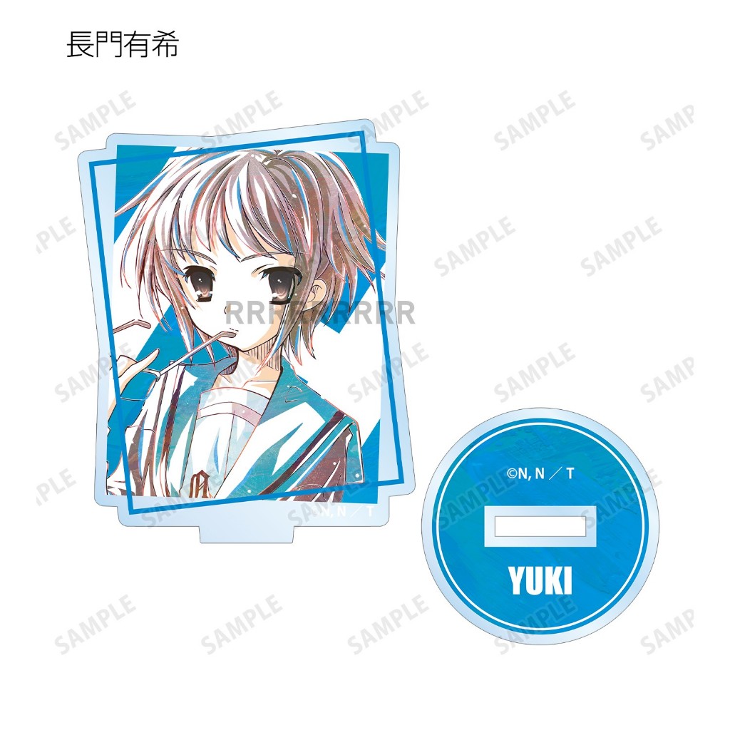 Haruhi Suzumiya Series Acrylic Đứng Yuki Nagato Mikuru Asahina Anime Nhân Vật Dễ Thương Moe Hiển Thị