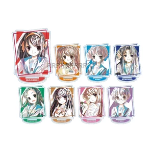 Haruhi Suzumiya Series Acrylic Đứng Yuki Nagato Mikuru Asahina Anime Nhân Vật Dễ Thương Moe Hiển Thị