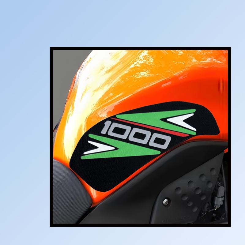 Dành Cho Kawasaki Z1000 2007-2013 Xe Máy Bình Nhiên Liệu Bên Miếng Dán Z1000 2014-2020 Chống Thấm Nước Chống Trơn Trượt Bình Nhiên Liệu Miếng Lót