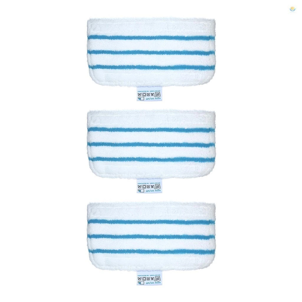3 Gói Miếng Lau Nhà Thay Thế Cho Đen + Decker Cây Lau Hơi Nước FSM1610 / FSM1630 Có Thể Giặt Được Lau Miếng Lót Phụ Kiện