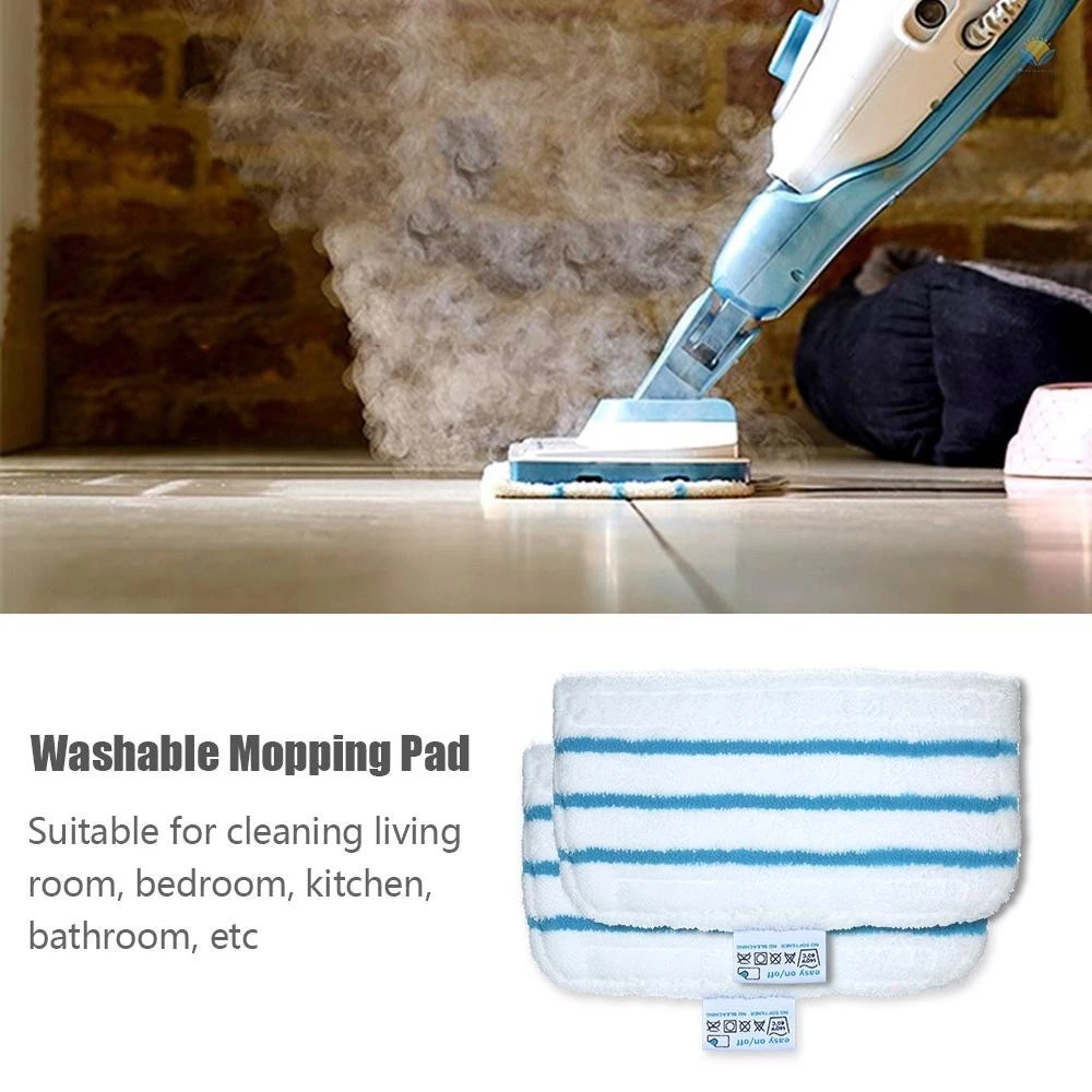 3 Gói Miếng Lau Nhà Thay Thế Cho Đen + Decker Cây Lau Hơi Nước FSM1610 / FSM1630 Có Thể Giặt Được Lau Miếng Lót Phụ Kiện