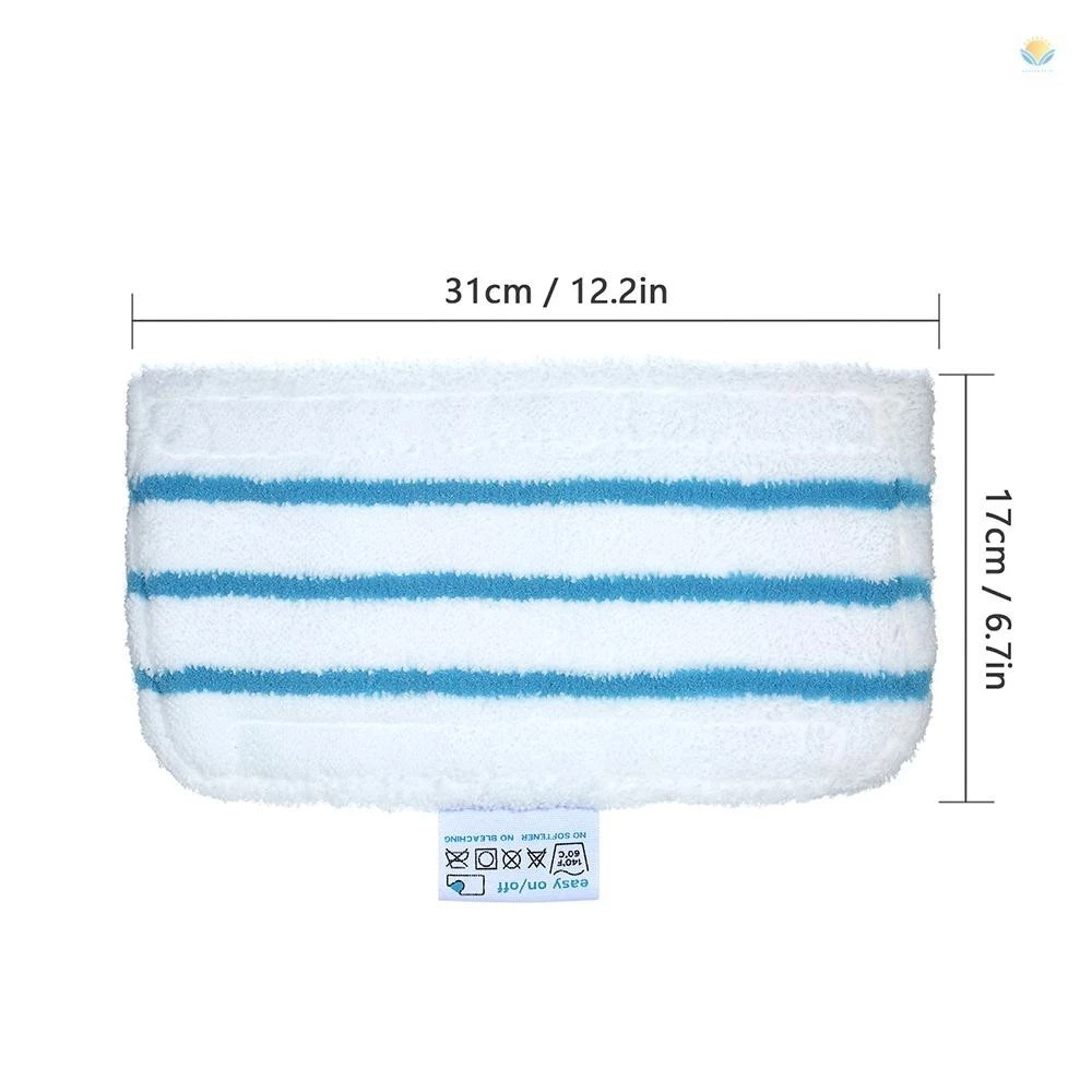 3 Gói Miếng Lau Nhà Thay Thế Cho Đen + Decker Cây Lau Hơi Nước FSM1610 / FSM1630 Có Thể Giặt Được Lau Miếng Lót Phụ Kiện
