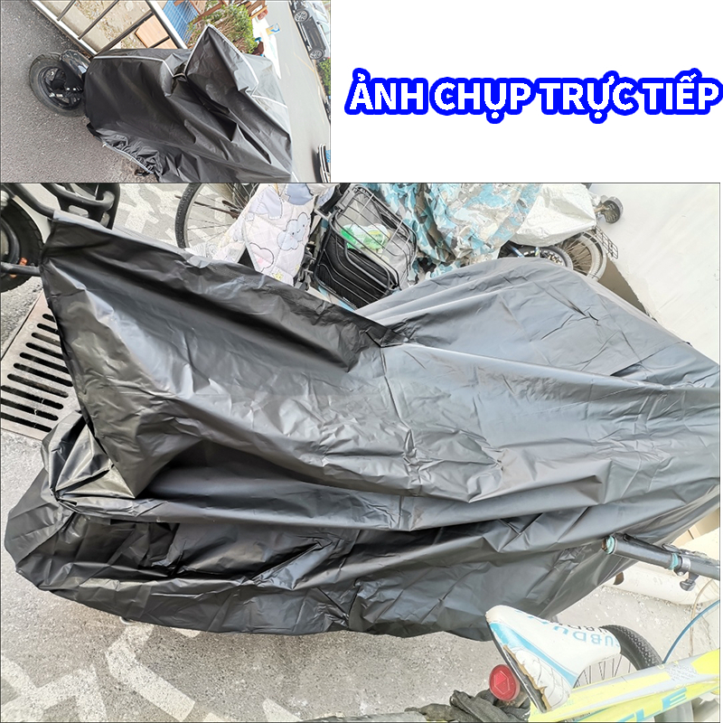 Bạt Phủ Xe Máy Cao Cấp Chống Mưa, Nắng, Bụi Bẩn, Chất Lượng Tốt,Chống Thấm Tuyệt Đối, Bao Trùm Cả Xe