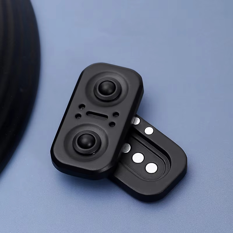 1PC Ngón Tay Đồ Chơi Tay Spinner Cú Fidget Spinner Fidget Đẩy Trượt Cú Đầu Ngón Tay 2 Trong 1 Kim Loại Cú Ngón Tay Đồ Chơi Quà Tặng Giáng Sinh