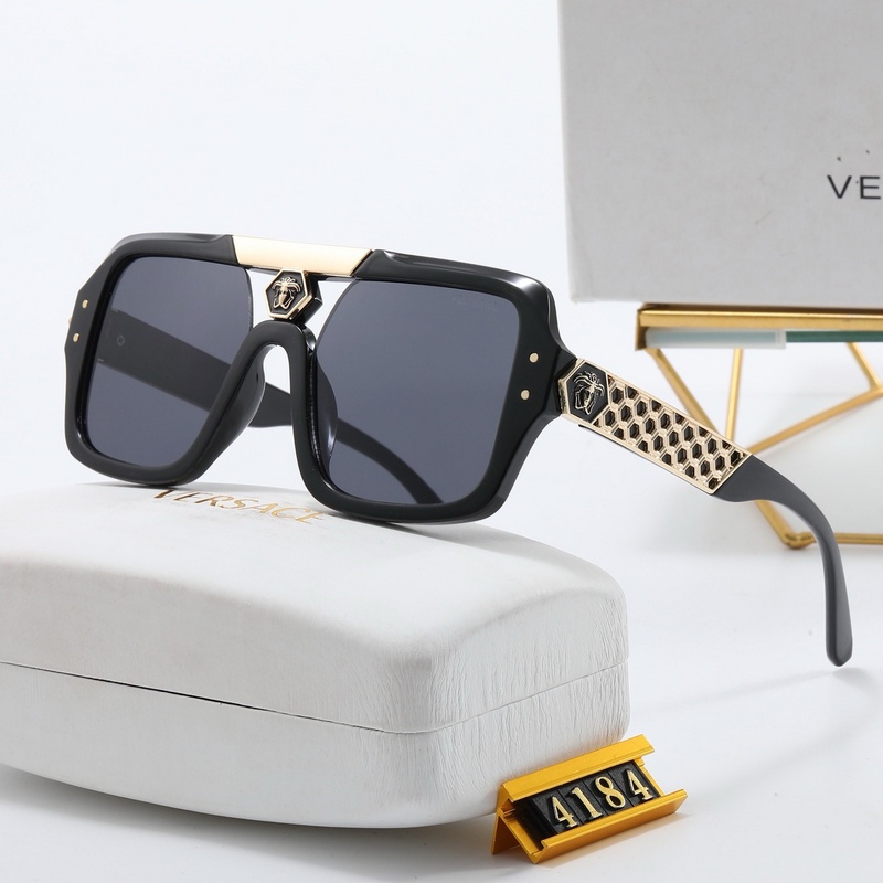 Kính râm unisex gọng vuông cổ điển, che nắng chống UV400, mặt tròn và mỏng