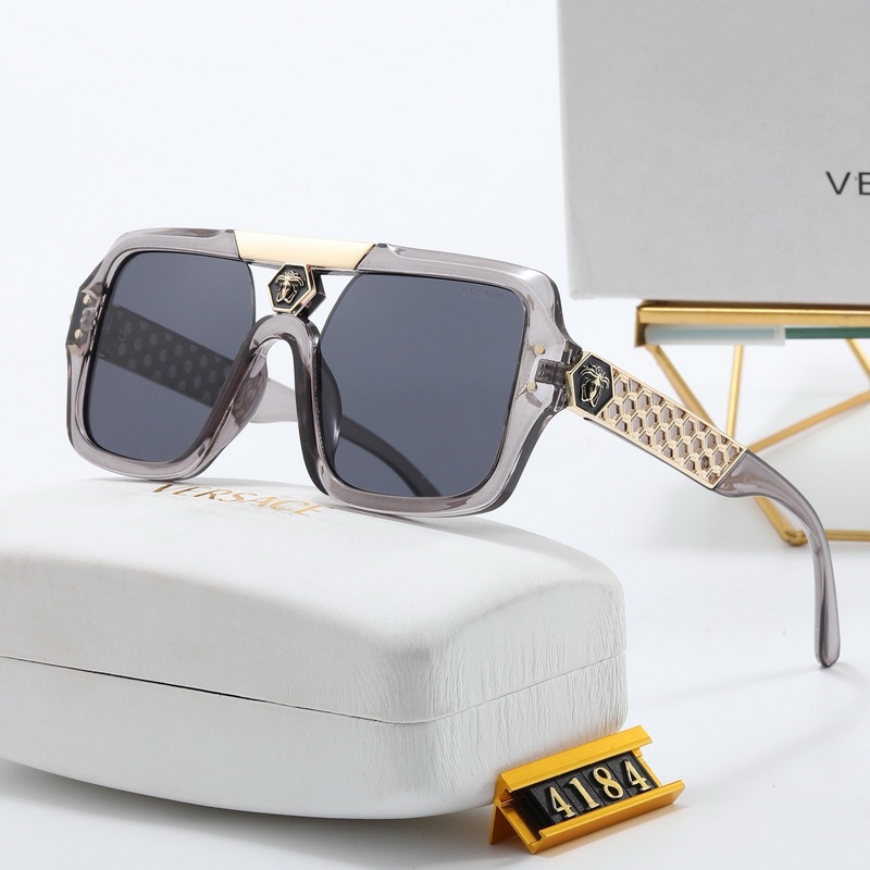 Kính râm unisex gọng vuông cổ điển, che nắng chống UV400, mặt tròn và mỏng