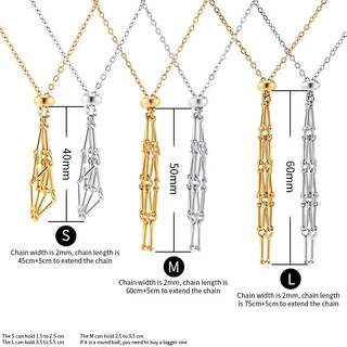 Đá Giá Đỡ Vòng Cổ Lưới Pha Lê Mặt Dây Chuyền Có Thể Điều Chỉnh Dây Xích 18K Thật Mạ Vàng Thép Không Gỉ Chống Thấm Nước Không Gây Dị Ứng Unisex