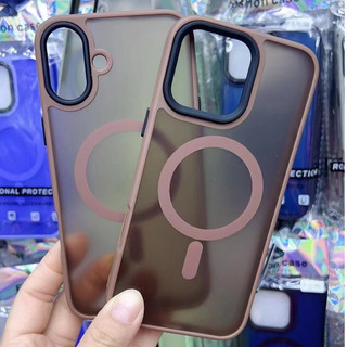 Mới Matte iPhone 16 Pro Max Vỏ từ cho iPhone 11 12 13 14 15 Pro Max 14plus 15plus 16plus với vỏ chống sốc cứng từ
