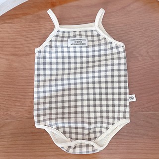 Bộ áo liền quần mùa hè cho bé sơ sinh Bộ áo liền quần Cotton mềm mại và thoải mái (0-24 tháng)