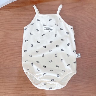 Bộ áo liền quần mùa hè cho bé sơ sinh Bộ áo liền quần Cotton mềm mại và thoải mái (0-24 tháng)