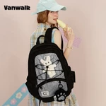 Vanwalk Cặp sách  balo đi học balo nữ balo cá tính Xuất hiện thời trang du lịch hằng ngày Trường học Thương hiệu sản phẩm chính hãng V2916 — ảnh 4