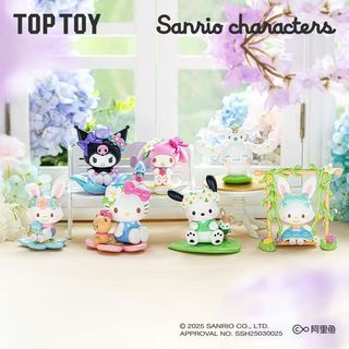 ZW [Chính hãng] (Hộp một loại) TOPTOY Sanrio Family Flower Series Hộp bí ẩn Đồ chơi hợp thời trang Đồ chơi búp bê sưu tập