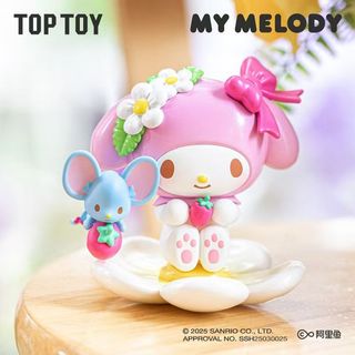 ZW [Chính hãng] (Hộp một loại) TOPTOY Sanrio Family Flower Series Hộp bí ẩn Đồ chơi hợp thời trang Đồ chơi búp bê sưu tập