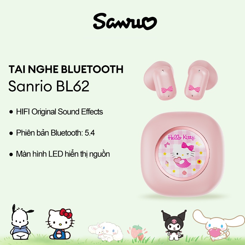 Disney BL62 tai nghe headphone bluetooth không dây HIFI âm thanh LED Hiển thị năng lượng BT5.4