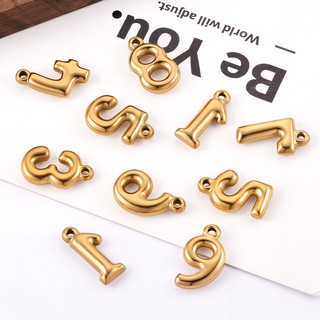 Thép không gỉ mạ vàng 18K chống thấm nước và chống mồ hôi DIY Phụ kiện kỹ thuật số tinh tế