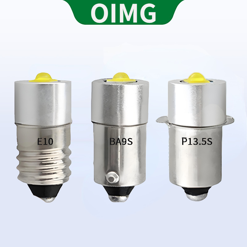 4 Lampadine A LED Di Ricambio P13.5S, 3W, DC 3-12V, 220 Lumen, Luce Bianca, Per Torce E Luci Di Emergenza