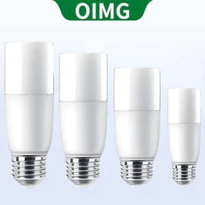 Bóng đèn Led hình trụ OIMG, Ổ cắm vít E27, Bóng đèn dài chiếu sáng gia đình, Ánh sáng trắng / Ánh sáng vàng, 220V, 5W / 10W / 15W / 20W