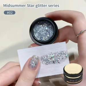Sơn gel móng tay ANNIES 8g nhũ siêu lấp lánh trang trí móng