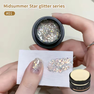Sơn gel móng tay ANNIES 8g nhũ siêu lấp lánh trang trí móng