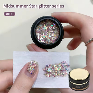 Sơn gel móng tay ANNIES 8g nhũ siêu lấp lánh trang trí móng