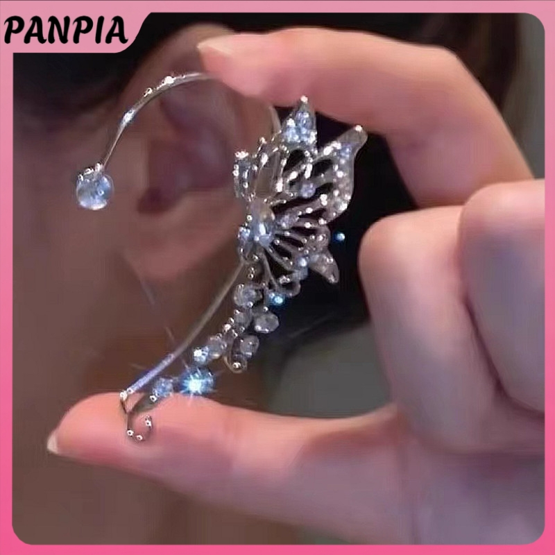 PANPIA-Lãng Mạn Nhiều Màu Sắc Zircon Bông Tai Hoa Dành Cho Nữ Thời Trang Bé Gái Giọt Nước Ngọt Bông Tai Hoa Tinh Tế Dự Tiệc Trang Sức Quà Tặng PANPIA