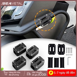 Seametal Xe Máy Khối Chống Rơi Chung Bảo Vệ Tai Nạn Bảo Vệ Thanh Trượt Cản Khối Tác Động Cao